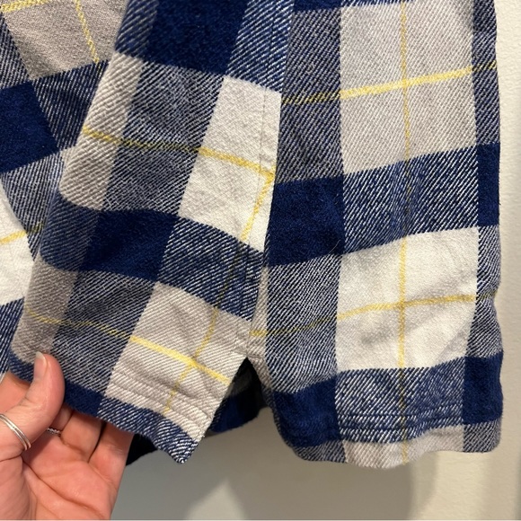 Patagonia organic plaid flannel button up size 10 women’s - Picture 3 of 7